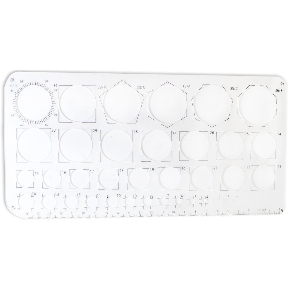 Plastic Circle Template - CR-71022 - ToolUSA