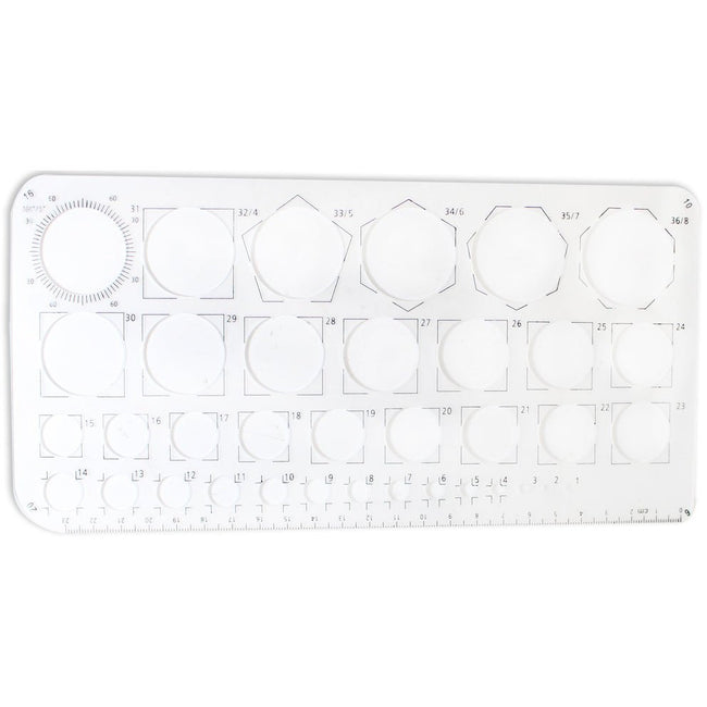 Plastic Circle Template - CR-71022 - ToolUSA