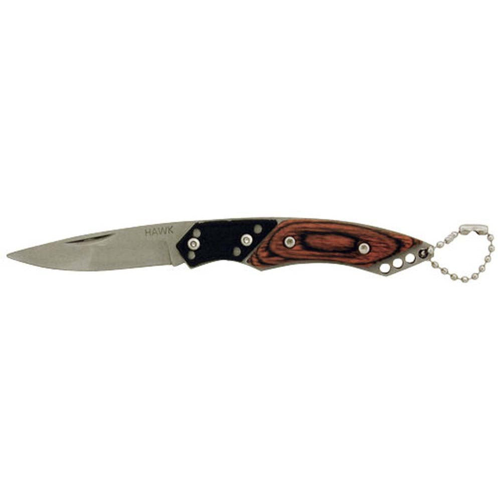 Pocket Knife with Wooden and Black Handle - ToolUSA