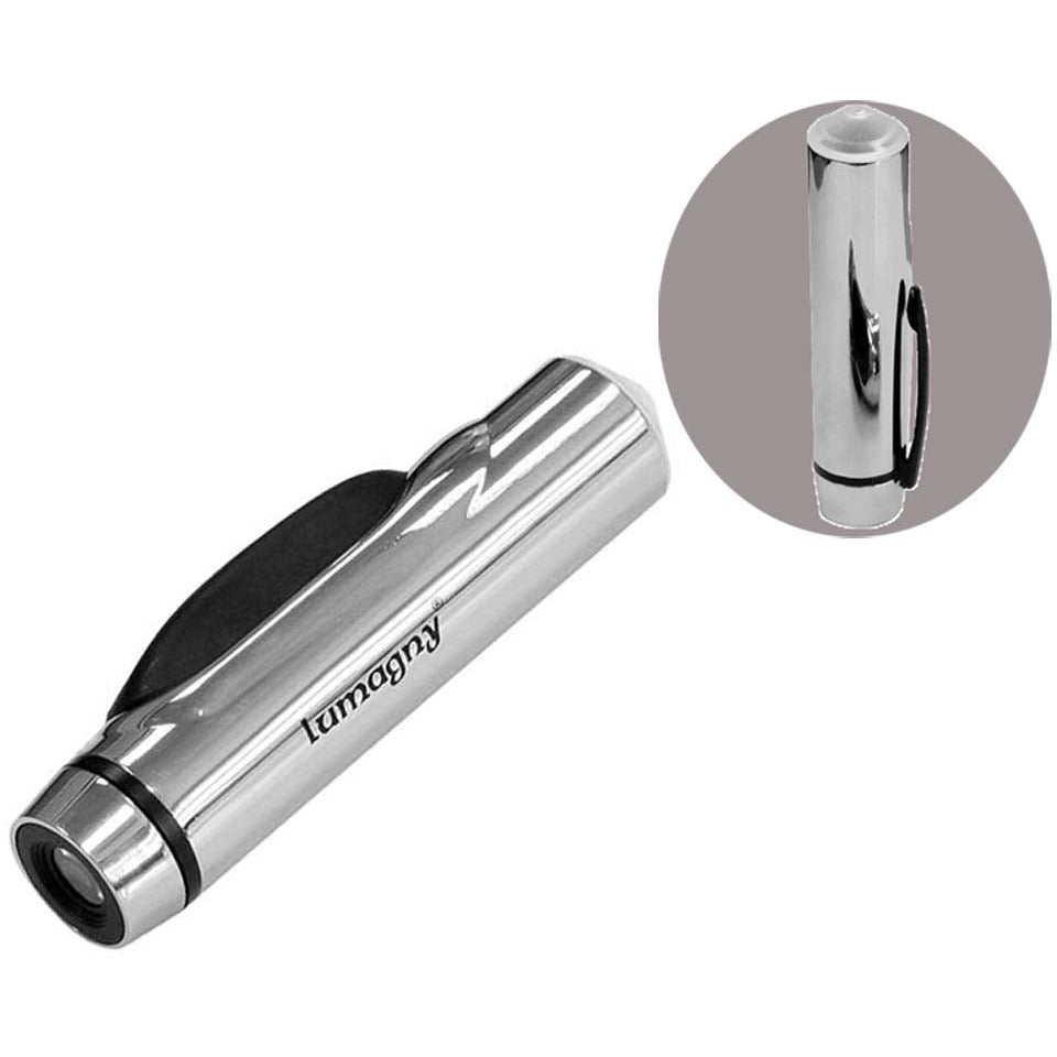 Pocket Sized 50X LED Microscope - 4 Inches Long With Batteries Included - MG-13407 - ToolUSA