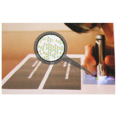 Pocket Sized 50X LED Microscope - 4 Inches Long With Batteries Included - MG-13407 - ToolUSA