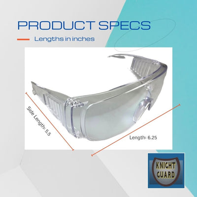 Polycarbonate Clear Safety Glasses - SF-00112 - ToolUSA