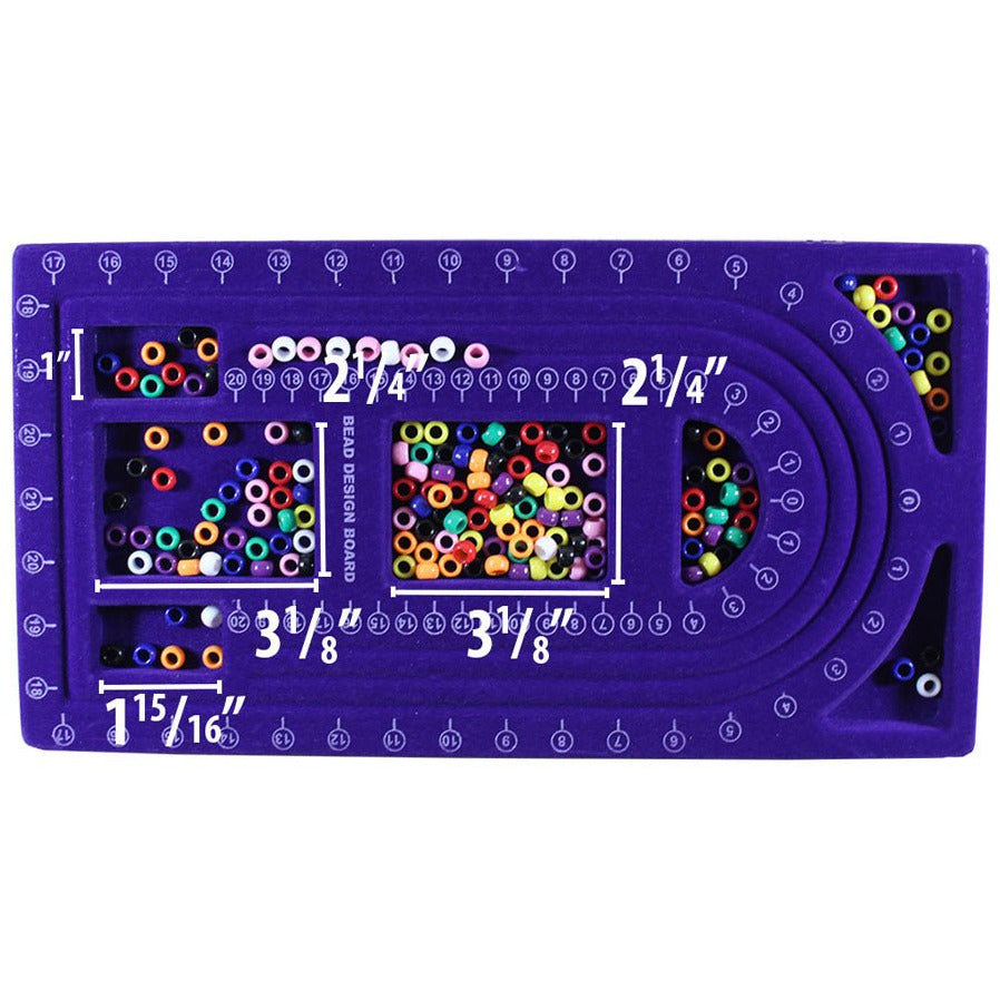 Purple Flocked Bead Board (Pack of: 2) - TJ-31733-Z02 - ToolUSA