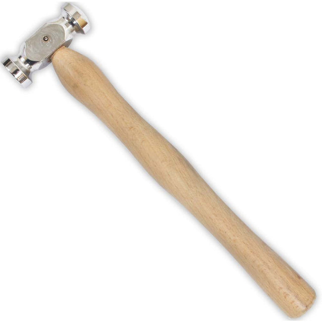 PURPLE STAR HAMMER CO.: 10 Inch Dual Head Chasing Hammer -1 Inch diameter striking surface - Flat And Convex Heads - PH-00261 - ToolUSA