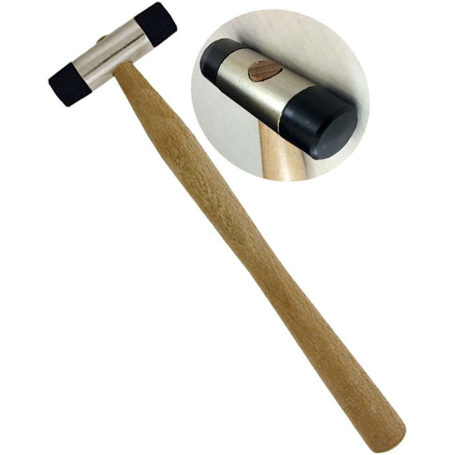 PURPLE STAR HAMMER CO: 4.8 Oz,.9-1/2 Inch Black Nylon Double Headed Hammer - PH-11801 - ToolUSA