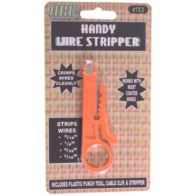 PVC Wire Stripper Tool - Cable Clip, Stripper & Finger Handle - TE-00021 - ToolUSA