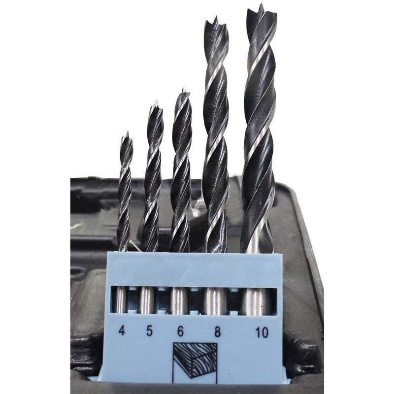 QUIX MACHINE TOOLS: 46 Piece Assorted Drill & Bits Set - TZ5005-46 - ToolUSA