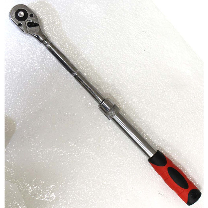 Ratchet Handle With Telescopic Shaft - 1/2 Inch Drive And 72 Teeth Oval Head - TU24022 - ToolUSA
