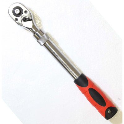 Ratchet Handle With Telescopic Shaft - 3/8 Inch Drive And 72 Teeth Oval Head - TU24024 - ToolUSA