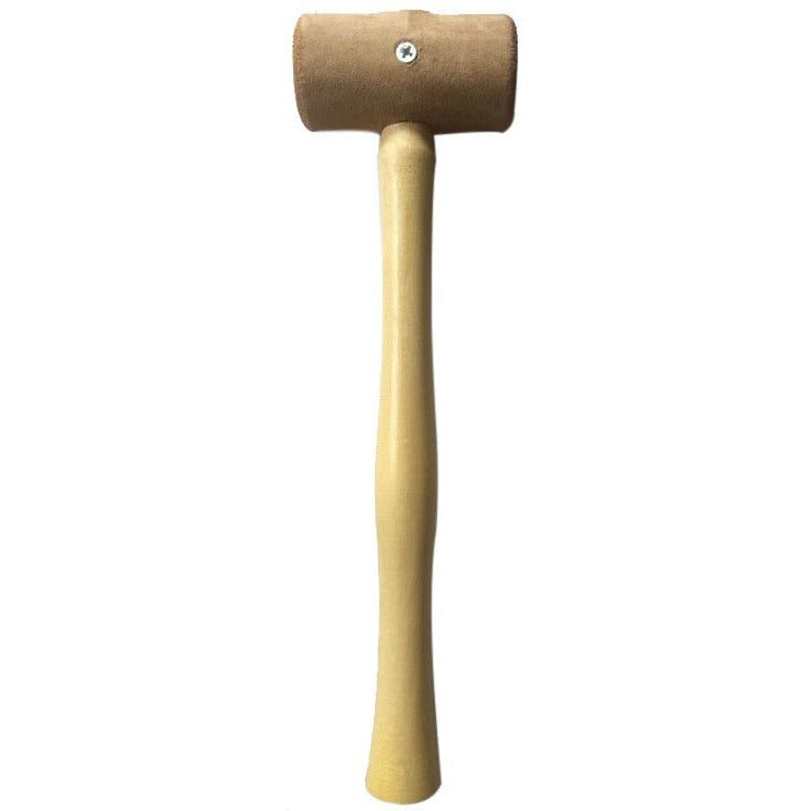 Rawhide Mallet with Wooden Handle - ToolUSA