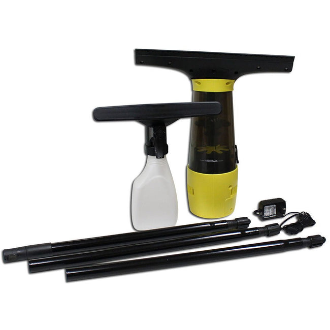 Rechargable Window Vacuum With Attachments - LK-LKCO-66016 - ToolUSA