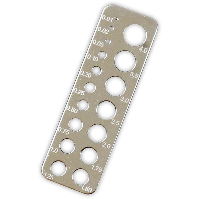 Rectangular Gauge - For Round Stones (Pack of: 2) - TJ-29317-Z02 - ToolUSA