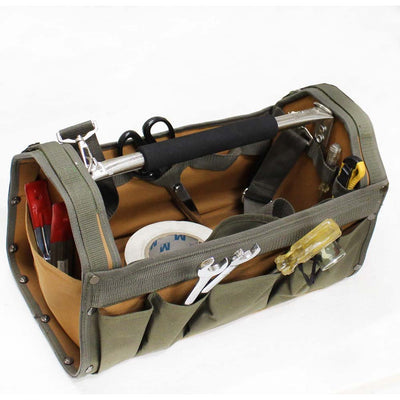 Rigid Side Nylon Tool Bag with Metal Handle - NB-90193 - ToolUSA
