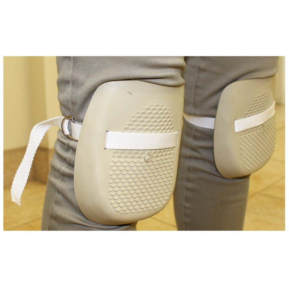 Rubber Knee Pads with Adjustable Straps For Most Knee Sizes - SF-30001 - ToolUSA
