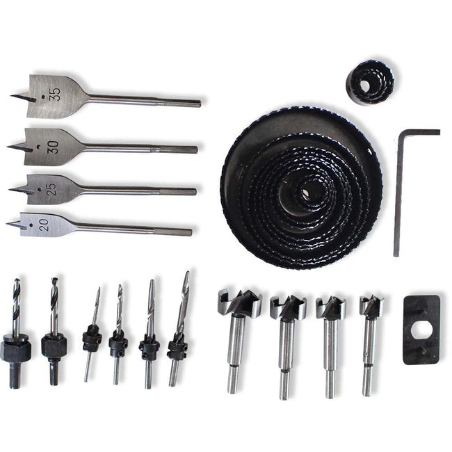 SAW-HOLE BITS-BORE BITS HOLE SAW 31-PIECE TOOL KIT (Pack of: 1) - TZ02-93131 - ToolUSA