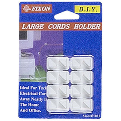 Self-Adhesive Chord Holders - Large (Pack of: 2) - H-41081-Z02 - ToolUSA
