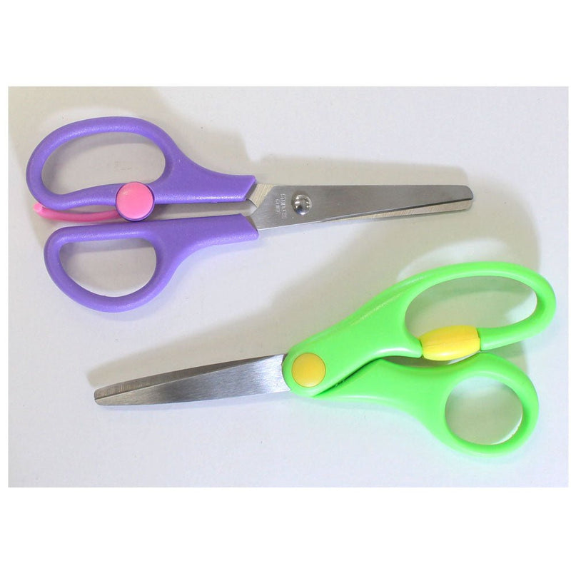 Semi-automatic School Scissor 2-piece Set (Pack of: 2) - SC-24020-Z02 - ToolUSA