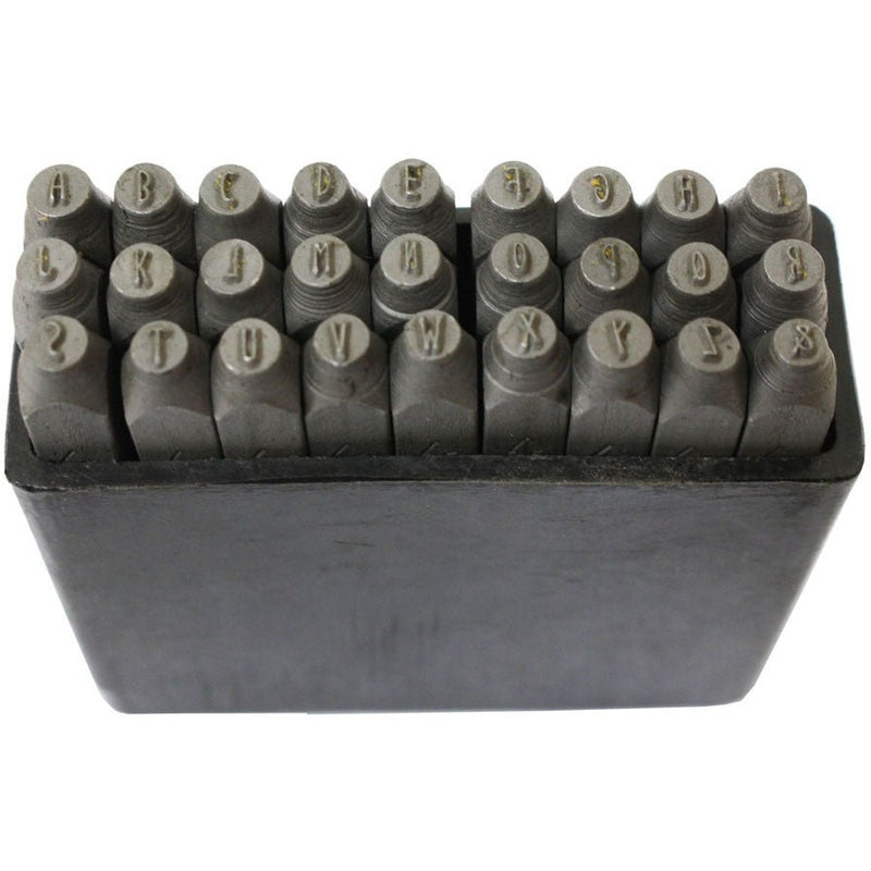 Set Of 27 Pieces- 26 Letters Of The Alphabet, In "lollipop" Style, Plus Ampersand-capital Letters Size 3/32 Inches - TJ916-27332L - ToolUSA