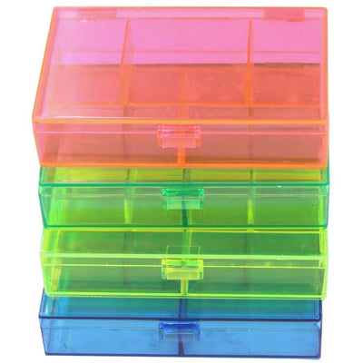 SET OF 4 COLORED PLASTIC BOXES - TJ-08784 - ToolUSA