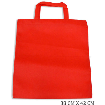 Short-Handled Cloth Reusable Bags with Multiple Colors (Pack of: 2) - NB-12701-Z02 - ToolUSA