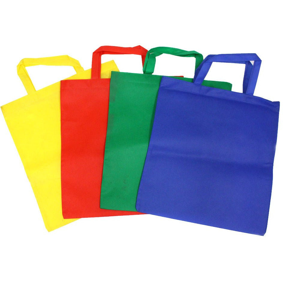 Short-Handled Cloth Reusable Bags with Multiple Colors (Pack of: 2) - NB-12701-Z02 - ToolUSA