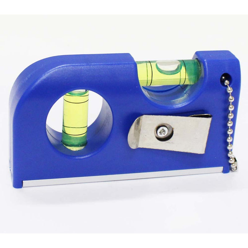 Small 2-directional Level - Magnet on Bottom, Belt Clip & Key Chain - TZ7203 - ToolUSA