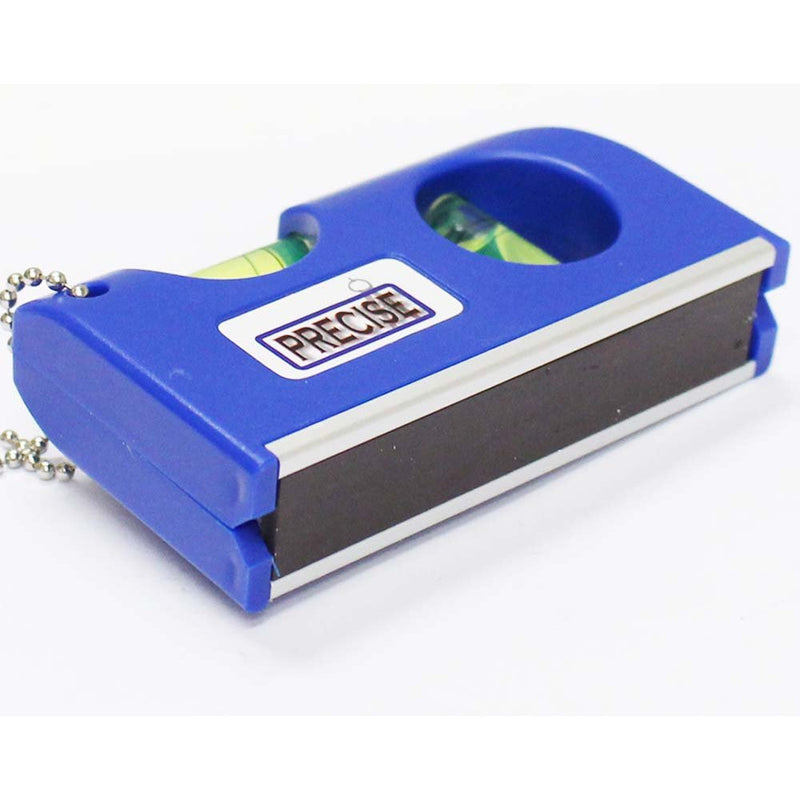 Small 2-directional Level - Magnet on Bottom, Belt Clip & Key Chain - TZ7203 - ToolUSA