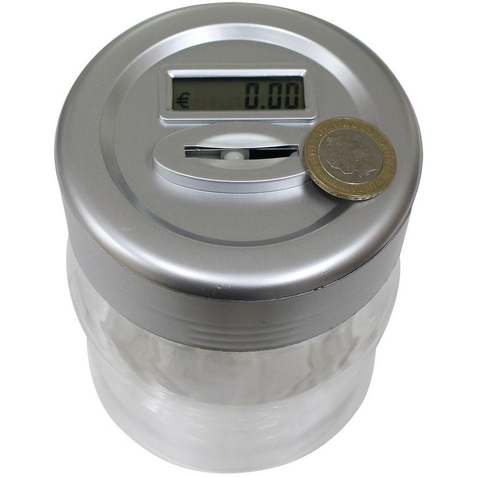 Spaarpot Met Teller -The European Name For A Digital Money Jar For Coins - MONEYJAR-YX - ToolUSA