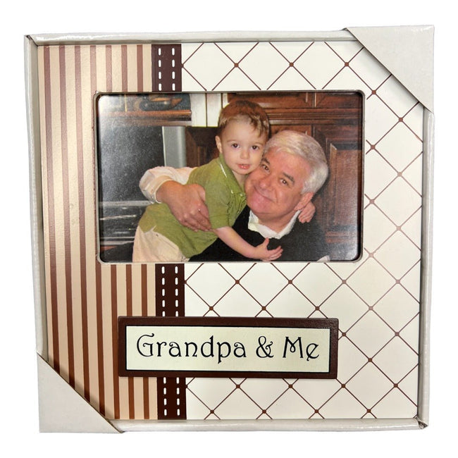 Special Grandpa and Grandson Photograph Frame, 8 x 8 Inches - HH-WF-10565 - ToolUSA