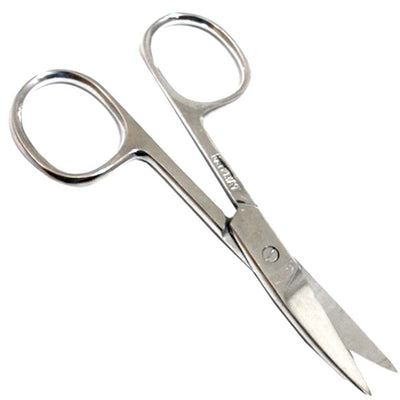 Stainless Nail Scissors 3.5" Long - 1" Curved Blades (Pack of: 2) - SC-36352-Z02 - ToolUSA