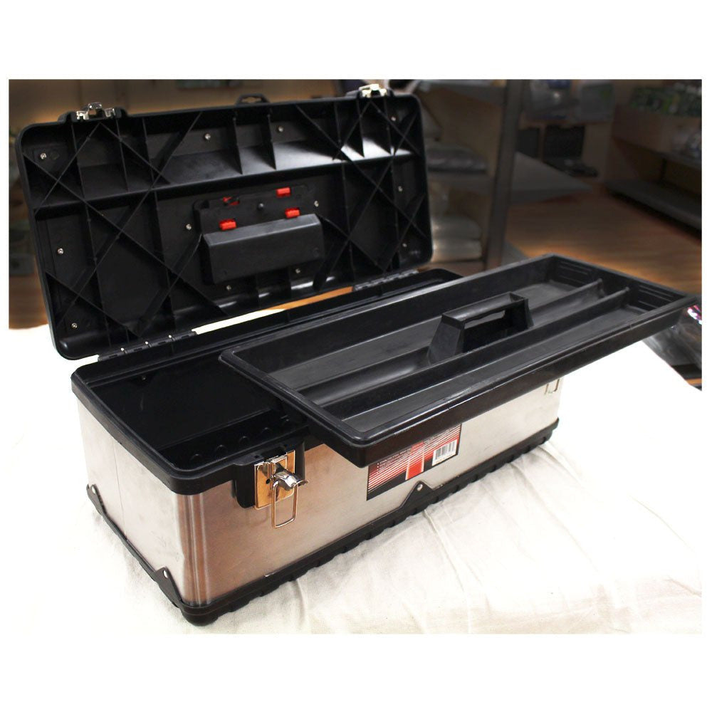 Stainless Steel Exterior Tool Box - 23" x 10" x 9" - MJ-17523 - ToolUSA