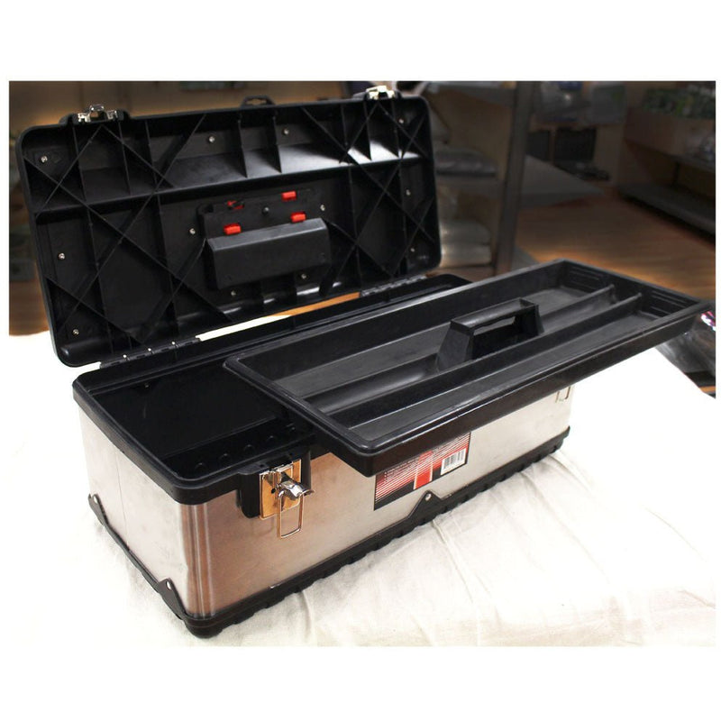 Stainless Steel Exterior Tool Box - 23" x 10" x 9" - MJ-17523 - ToolUSA