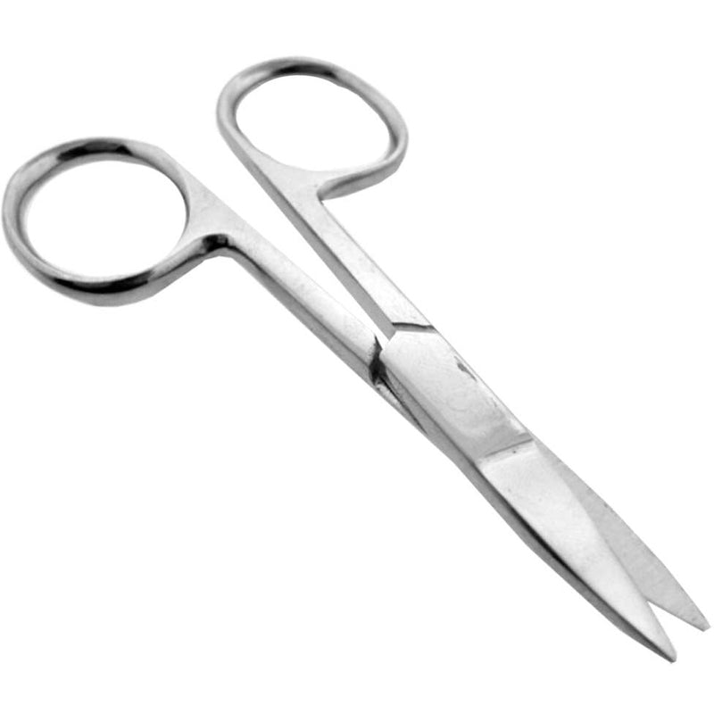 Stainless Steel Nail Scissors - 3.5" Long - 1.25" Straight Blades (Pack of: 2) - SC-36351-Z02 - ToolUSA