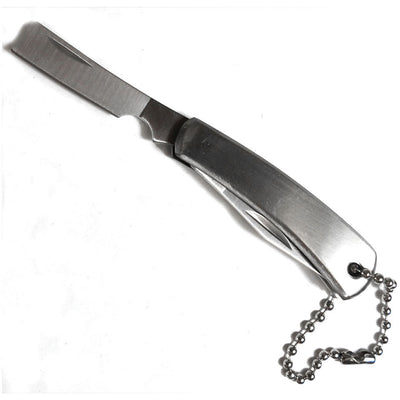 Stainless Steel Pocket Knife - 2 Blades - 3.75 Inch Overall Length - PK-09072 - ToolUSA