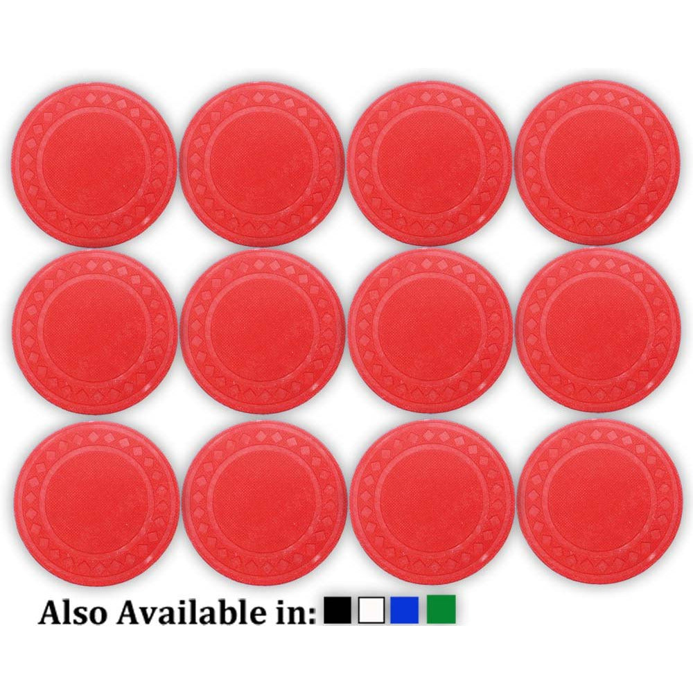 Standard Sized Casino Style-Texas Hold'em Poker Chips In Choice Of Color (Pack of: 2) - LH-18018-Z02 - ToolUSA