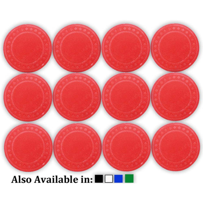 Standard Sized Casino Style-Texas Hold'em Poker Chips In Choice Of Color (Pack of: 2) - LH-18018-Z02 - ToolUSA