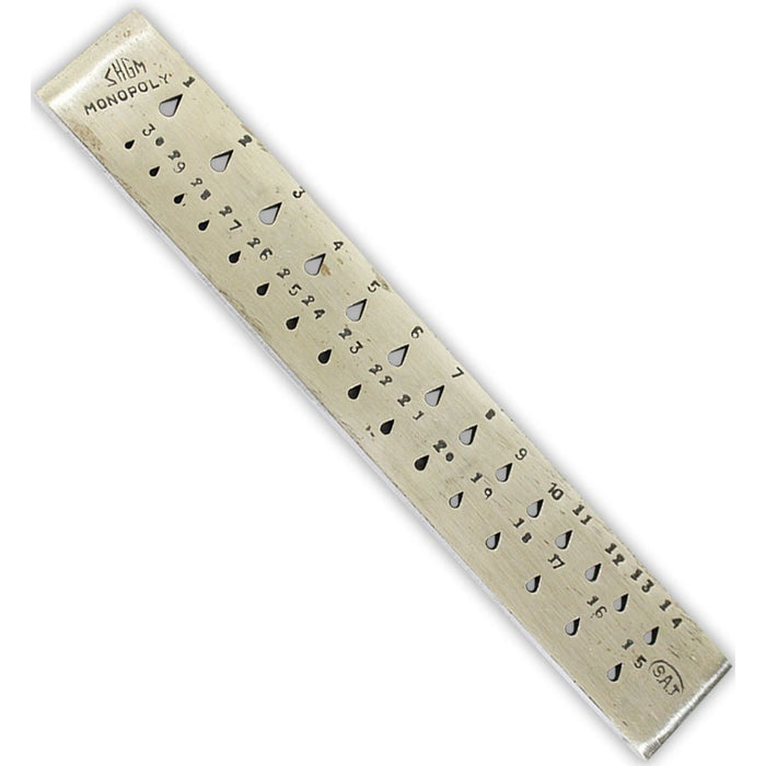 Steel Drawplate with 30 Oval Shapes - TJ01-01925 - ToolUSA