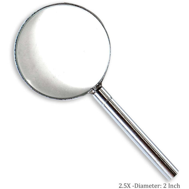 Steel Rimmed Magnifier 2.5X Power - MG-08520 - ToolUSA