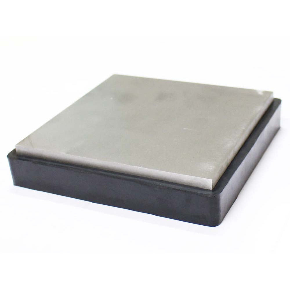Steel & Rubber Square Bench Block - TJ9806-RUB - ToolUSA