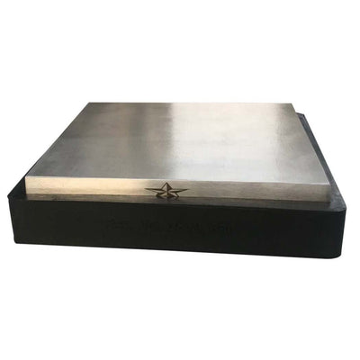 Steel & Rubber Square Bench Block - TJ9806-RUB - ToolUSA