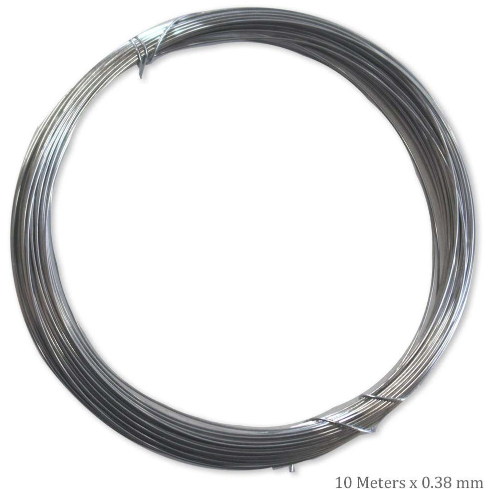 Steel Wire for Picture Hanging or Repairs - 10Mx0.38mm - CR-09143 - ToolUSA