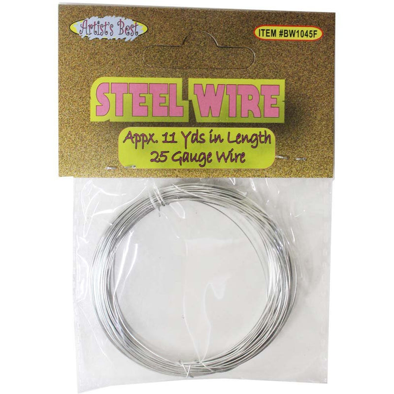 Steel Wire for Picture Hanging Or Repairs - 10Mx0.45mm - CR-09144 - ToolUSA