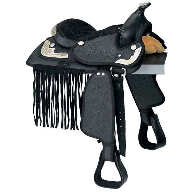 THE "CLASSIC COWBOY" SADDLE - SD1-13580-BK - ToolUSA