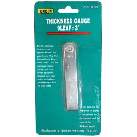Thickness Gauge (Pack of: 2) - TU-FR-8270-Z02 - ToolUSA