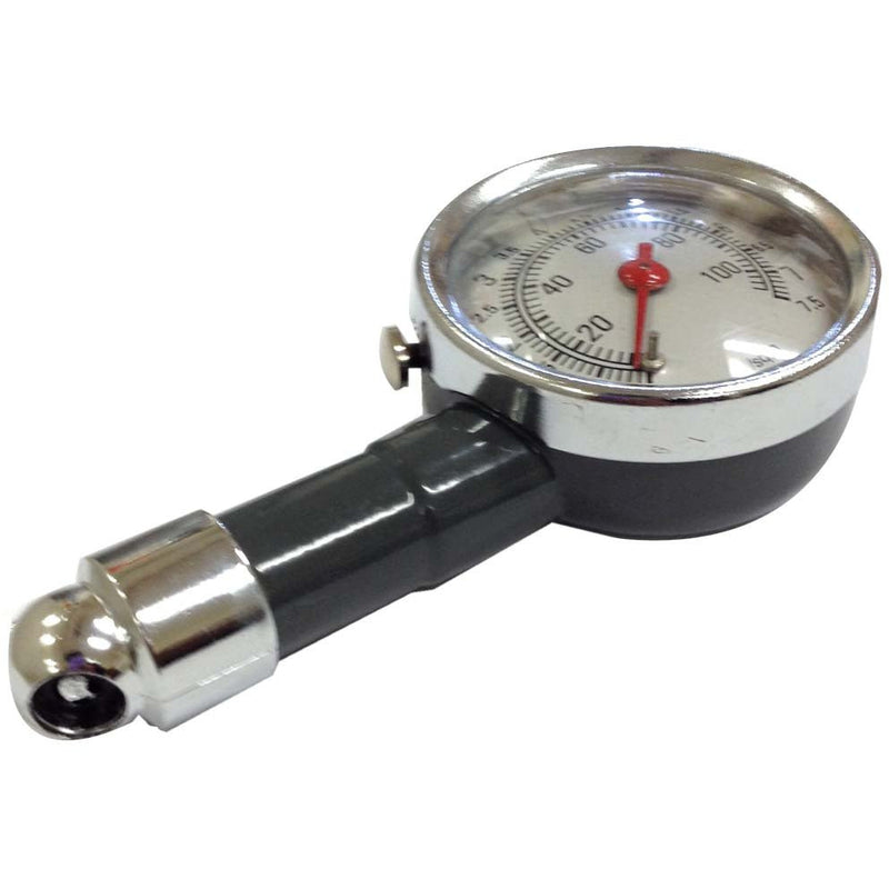 Tire Pressure Dial Gauge with 100 PSI Capacity and Locking Mechinism - TA-01485 - ToolUSA