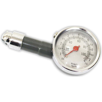 Tire Pressure Dial Gauge with 100 PSI Capacity and Locking Mechinism - TA-01485 - ToolUSA