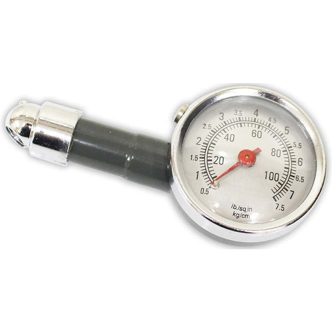 Tire Pressure Dial Gauge with 100 PSI Capacity and Locking Mechinism - TA-01485 - ToolUSA