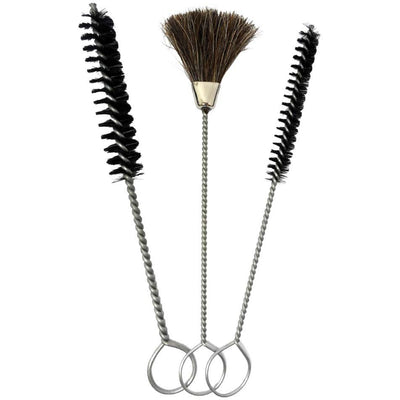 ToolUSA 3 Piece Set Of 7.75" Pipe Cleaning Brushes, 2 Bottle Brush, And 1 Fan Shaped: TZ63-17173 - TZ63-17173 - ToolUSA