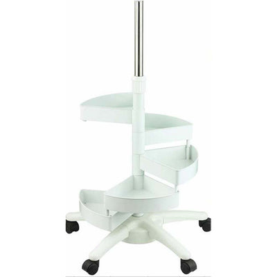 ToolUSA 30" High, Heavy Floor Stand With Sturdy Castor Wheels, For Magnifier Lamps With Trays: MG-28461 - MG-28461 - ToolUSA