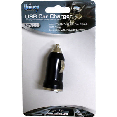 ToolUSA Uninex Usb Car Charger For Ipod, Ipad & Iphone: L-AV112-YU - L-AV112-YU - ToolUSA